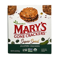 Mary's Gone Crackers Organic Super Seed Crackers Jalapeno