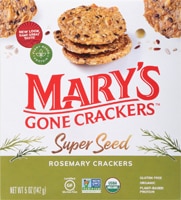 Mary's Gone Crackers Super Seed Crackers Rosemary