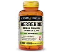 Mason Natural Berberine Ceylon Cinnamon Complex 2000
