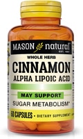 Mason Natural Cinnamon with Alpha Lipoic Acid Support Sugar Metabolism Heart and Circulatory Health