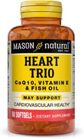 Mason Natural Heart Trio CoQ 10 Vitamin E and Fish Oil Supports Cardiovascular Health