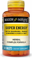 Mason Natural Super Energy With Guarana Panax Ginseng & Kola Nut