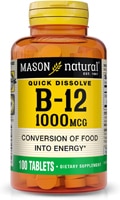 Mason Natural Vitamin B12 Supports Healthy Conversion of Food into Energy