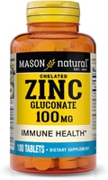 Mason Natural Zinc Gluconate Supports Immune Health