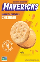 Mavericks Sandwich Crackers Non-GMO Cheddar