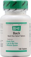 MediNatura BHI Back Pain Relief Tablets