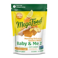 MegaFood Baby & Me 2 Morning Sickness Nausea Relief Honey Lemon Ginger