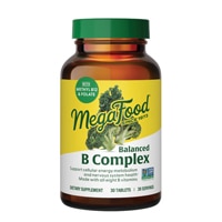 MegaFood Balanced B Complex with Vitamin B12, Vitamin B6 and Folate