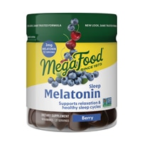 MegaFood Melatonin Sleep Gummies for Adults Berry