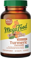 MegaFood Turmeric Curcumin Extra Strength Whole Body with Black Pepper