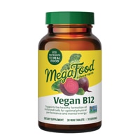 MegaFood Vegan B12 with Vitamin B6 and Folate as Folic Acid