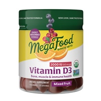 MegaFood Vitamin D3 Gummies Mixed Fruit