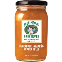 Melinda's Vegan Non-GMO Whole Fruit Preserves Pineapple Jalapeno Pepper