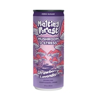Melting Forest Mushroom D-Stress Sparkling Adaptogenic Drink Strawberry Lavender