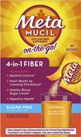 Metamucil On-The-Go 4-In-1 Fiber Packets Orange