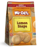 Mi-Del Swedish Style Cookies Lemon Snaps