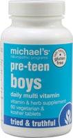 Michael's Naturopathic Programs Pre-Teen Boys Daily Multivitamin