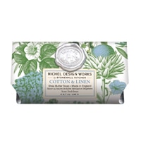 Michel Design Works Shea Butter Bar Soap - Cotton & Linen