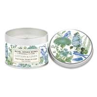 Michel Design Works Soy Travel Candle Cotton & Linen