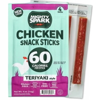 Mighty Spark Chicken Snack Sticks Terriyaki Style