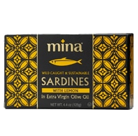 Mina Sardines In Extra Virgin Olive Oil with Lemon