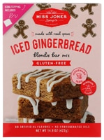 Miss Jones Gluten Free Iced Gingerbread Blondie Bar Mix