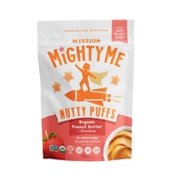 Mission Mighty Me Nutty Puffs Organic Peanut Butter + Strawberry