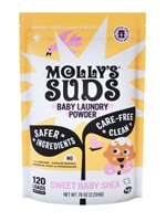 Molly's Suds Baby Laundry Detergent Powder 120 Loads Sweet Baby Shea