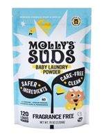 Molly's Suds Baby Laundry Detergent Powder 120 Loads Unscented