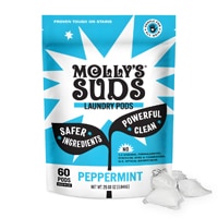 Molly's Suds Laundry Detergent Pods Ultra-concentrated 60 Loads Peppermint