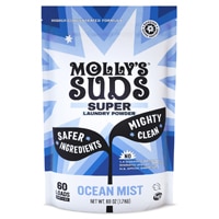 Molly's Suds Super Laundry Powder Concentrated 60 Loads Ocean Mist