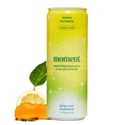 Moment Sparkling Adaptogens & Botanical Drink Lemon Turmeric