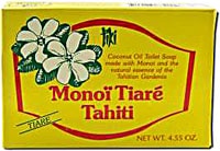 Monoi Tiki Tahiti Coconut Oil Bar Soap Tiare