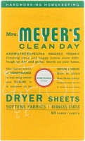 Mrs. Meyer's Clean Day Dryer Sheets Honeysuckle