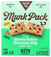 Munk Pack Keto Granola Bar Almond Butter Cocoa Chip