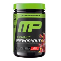 MusclePharm Assault Preworkout with Creatine - Informed Sport Certified - 30 Servings Fruit Punch