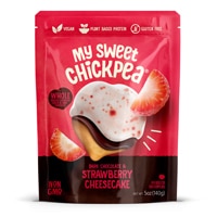 My Sweet Chickpea Non-GMO Roasted Chickpeas Dark Chocolate & Strawberry Cheesecake