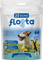 N-Bone Flossta Dual Action Dental Dog Chews Mint