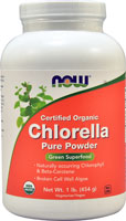 NOW Certified Organic Chlorella Pure Powder