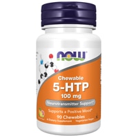 NOW 5-HTP Chewable Natural Citrus