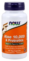 NOW Aloe 10,000 & Probiotics