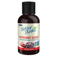 NOW BetterStevia Liquid Peppermint Cookie