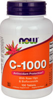 NOW C-1000 with Rose Hips & Bioflavonoids