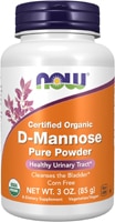NOW Certified Organic D-Mannose Pure Powder