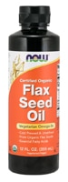 NOW Certified Organic Flax Seed Oil