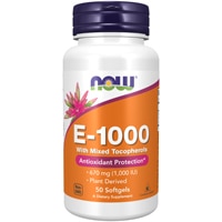 NOW E-1000 With Mixed Tocopherols