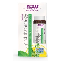 NOW Essential Oil Blend Roll-On - Mind That Energy