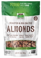 NOW Foods Almonds Roasted & Sea Salted