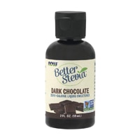 NOW Foods BetterStevia Liquid Sweetener Dark Chocolate