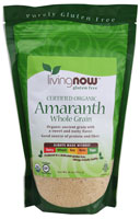 NOW Foods Livingnow Organic Amaranth Whole Grain